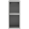 Mexen Box-A open kastje met plank 20 cm, grijs mat - 91AX2-0200-470-0-62