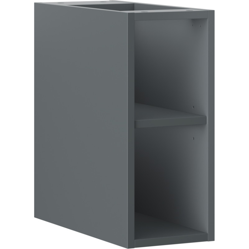 Mexen Box-A avatud kapp riiuliga 20 cm, matt grafiit - 91AX2-0200-470-0-66