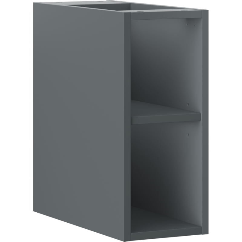 Mexen Box-A öppen skåp med hylla 20 cm, mat grafit - 91AX2-0200-470-0-66