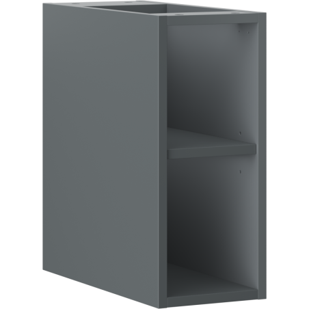 Mexen Box-A offener Schrank mit Regal 20 cm, Graphit matt - 91AX2-0200-470-0-66