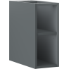 Mexen Box-A szafka otwarta z półką 20 cm, grafit mat - 91AX2-0200-470-0-66