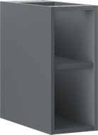 Mexen Box-A offener Schrank mit Regal 20 cm, Graphit matt - 91AX2-0200-470-0-66