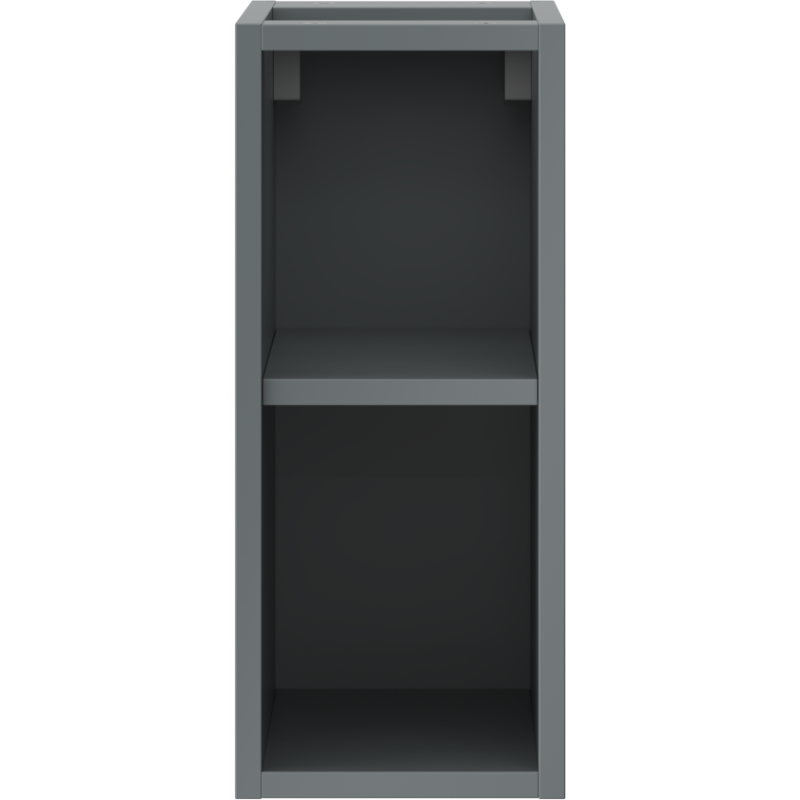 Mexen Box-A armadietto aperto con ripiano 20 cm, grafite opaco - 91AX2-0200-470-0-66