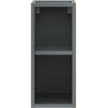 Mexen Box-A offener Schrank mit Regal 20 cm, Graphit matt - 91AX2-0200-470-0-66