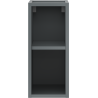 Mexen Box-A open kast met plank 20 cm, grafiet mat - 91AX2-0200-470-0-66