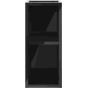 Mexen Box-A open cabinet with a shelf 20 cm, black gloss - 91AX2-0200-470-0-70