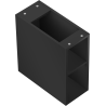 Mexen Box-A offene Schrank mit Regal 20 cm, schwarz matt - 91AX2-0200-470-0-71