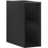 Mexen Box-A open kastje met plank 20 cm, zwart mat - 91AX2-0200-470-0-71