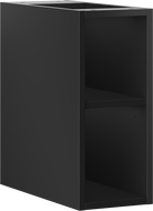 Mexen Box-A offene Schrank mit Regal 20 cm, schwarz matt - 91AX2-0200-470-0-71