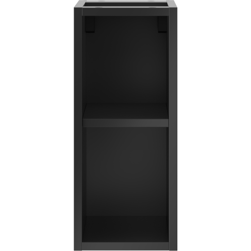 Mexen Box-A Open Cabinet with Shelf 20 cm, Matte Black - 91AX2-0200-470-0-71