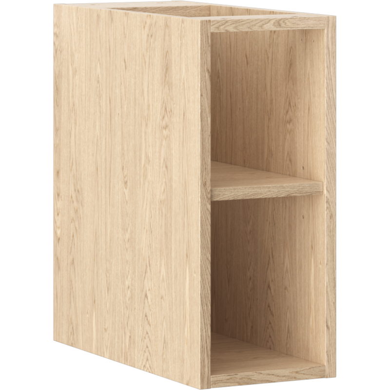 Mexen Box-A open cabinet with shelf 20 cm, oak - 91AX2-0200-470-0-81