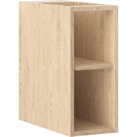 Mexen Box-A open cabinet with shelf 20 cm, oak - 91AX2-0200-470-0-81