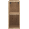 Mexen Box-A open kastje met plank 20 cm, eik - 91AX2-0200-470-0-81