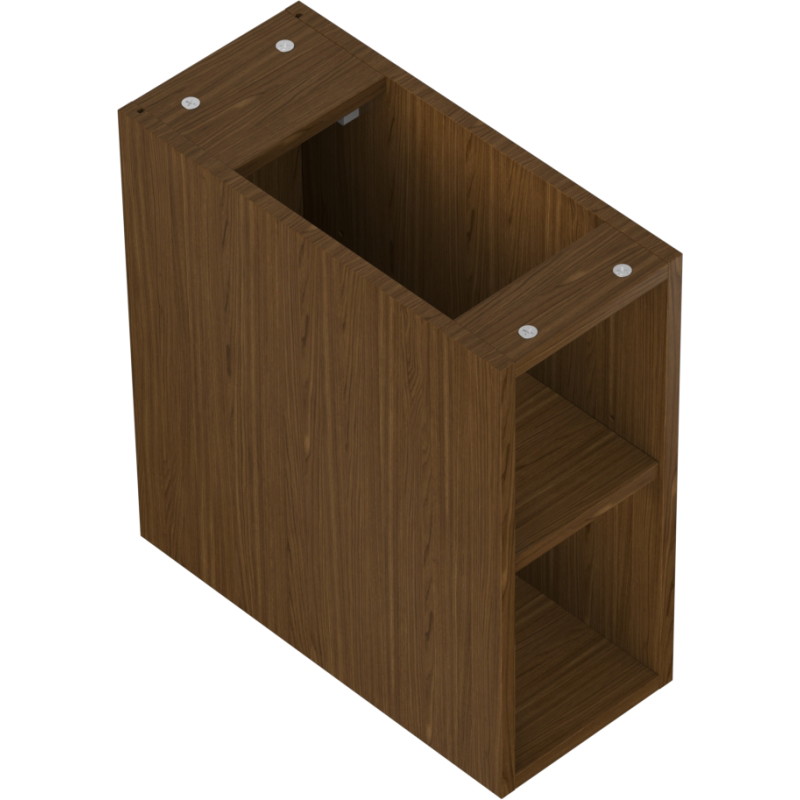 Mexen Box-A avatud kapp riiuliga 20 cm, pähkel - 91AX2-0200-470-0-86
