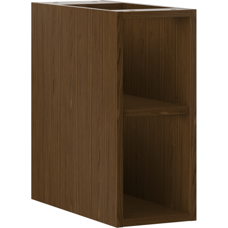 Mexen Box-A armadietto aperto con ripiano 20 cm, noce - 91AX2-0200-470-0-86