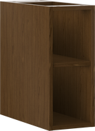 Mexen Box-A open cabinet with shelf 20 cm, walnut - 91AX2-0200-470-0-86
