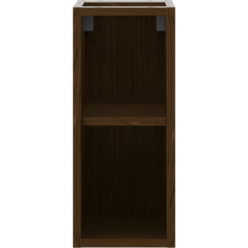 Mexen Box-A armadietto aperto con ripiano 20 cm, noce - 91AX2-0200-470-0-86