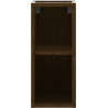 Mexen Box-A offener Schrank mit Regal 20 cm, Nussbaum - 91AX2-0200-470-0-86
