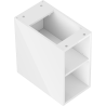 Mexen Box-A open kastje met plank 25 cm, wit glans - 91AX2-0250-470-0-00