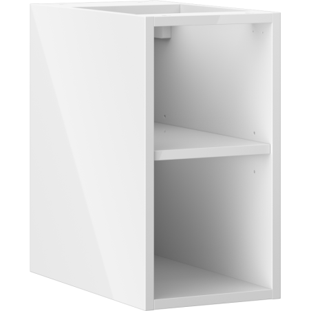 Mexen Box-A offener Schrank mit Regal 25 cm, weißer Glanz - 91AX2-0250-470-0-00