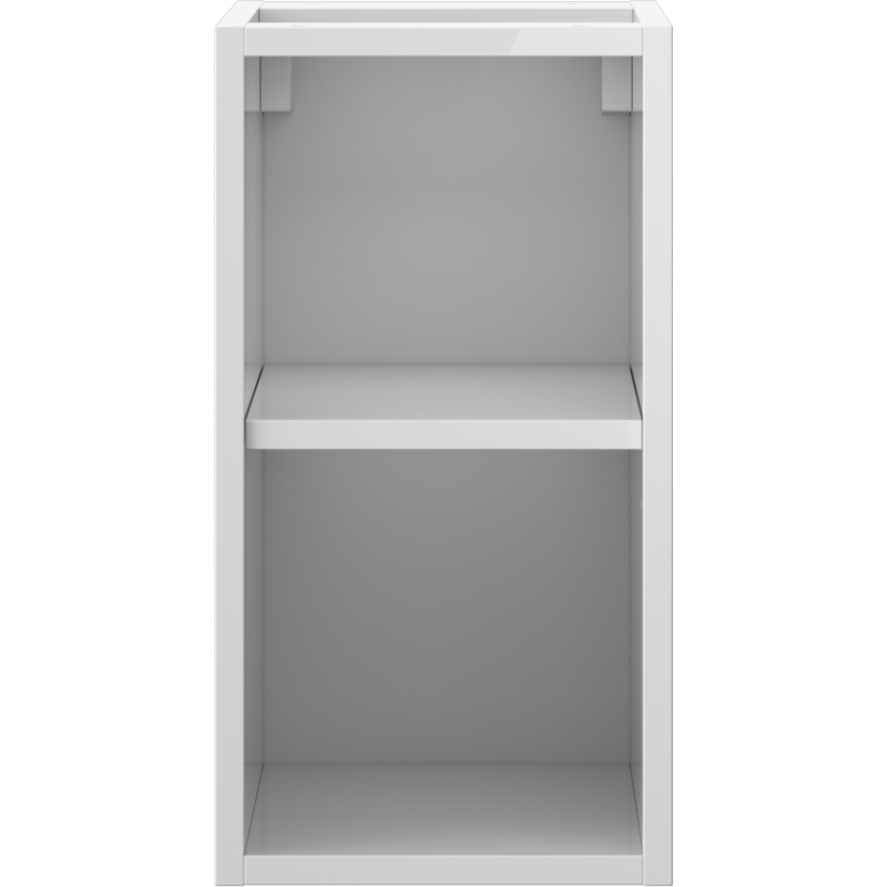 Mexen Box-A szafka otwarta z półką 25 cm, biała połysk - 91AX2-0250-470-0-00