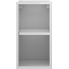 Mexen Box-A offener Schrank mit Regal 25 cm, weißer Glanz - 91AX2-0250-470-0-00