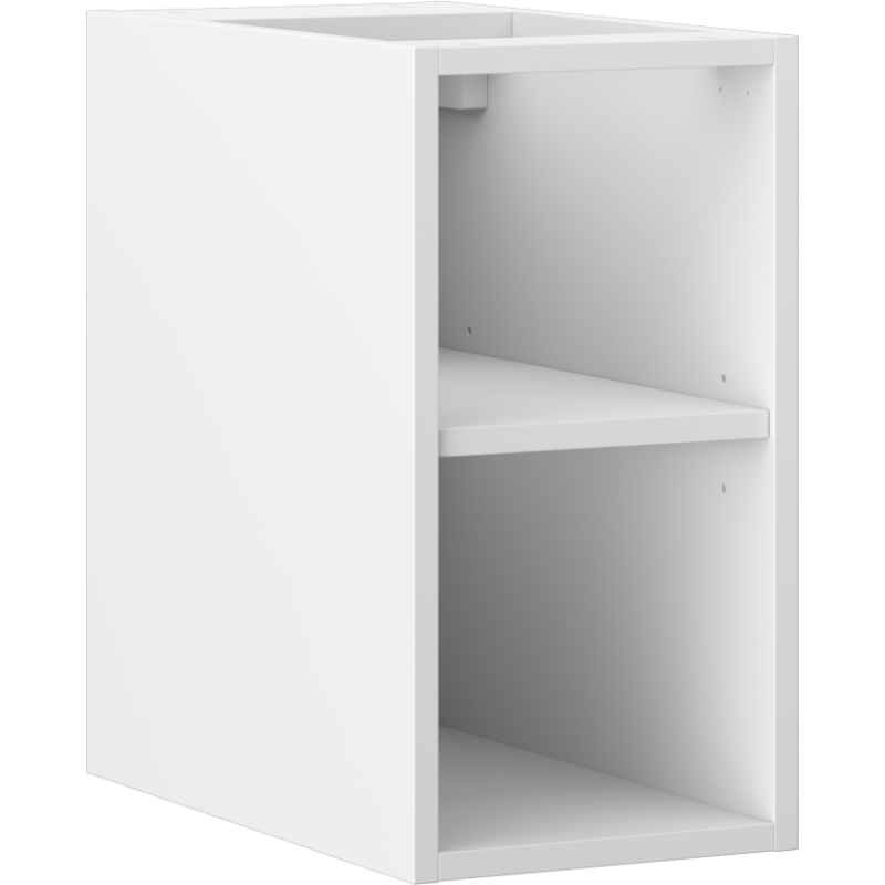 Mexen Box-A offenes Schränkchen mit Regalboden 25 cm, weiß matt - 91AX2-0250-470-0-01