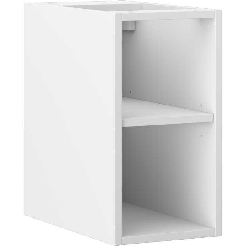 Mexen Box-A szafka otwarta z półką 25 cm, biała mat - 91AX2-0250-470-0-01