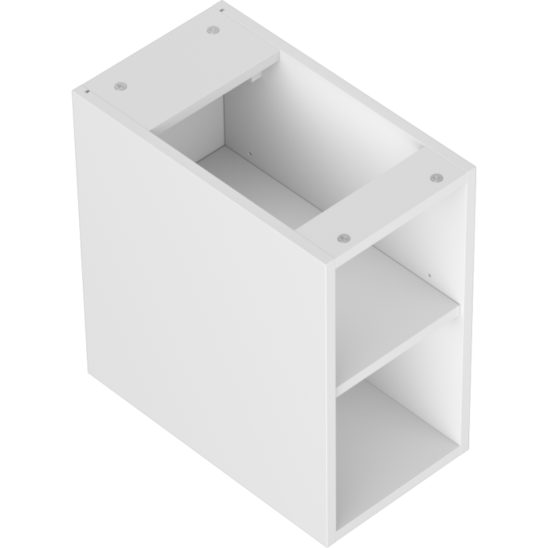 Mexen Box-A open cabinet with shelf 25 cm, white matte - 91AX2-0250-470-0-01