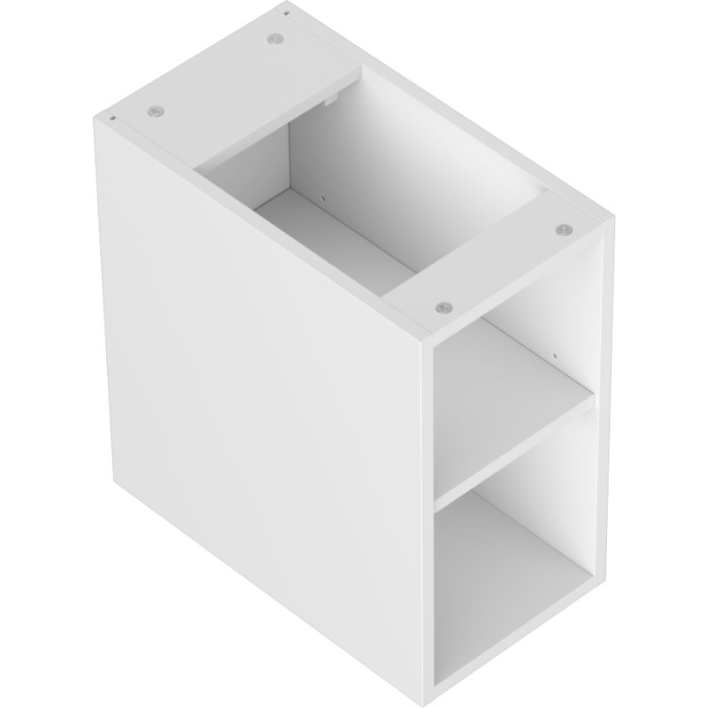 Mexen Box-A szafka otwarta z półką 25 cm, biała mat - 91AX2-0250-470-0-01