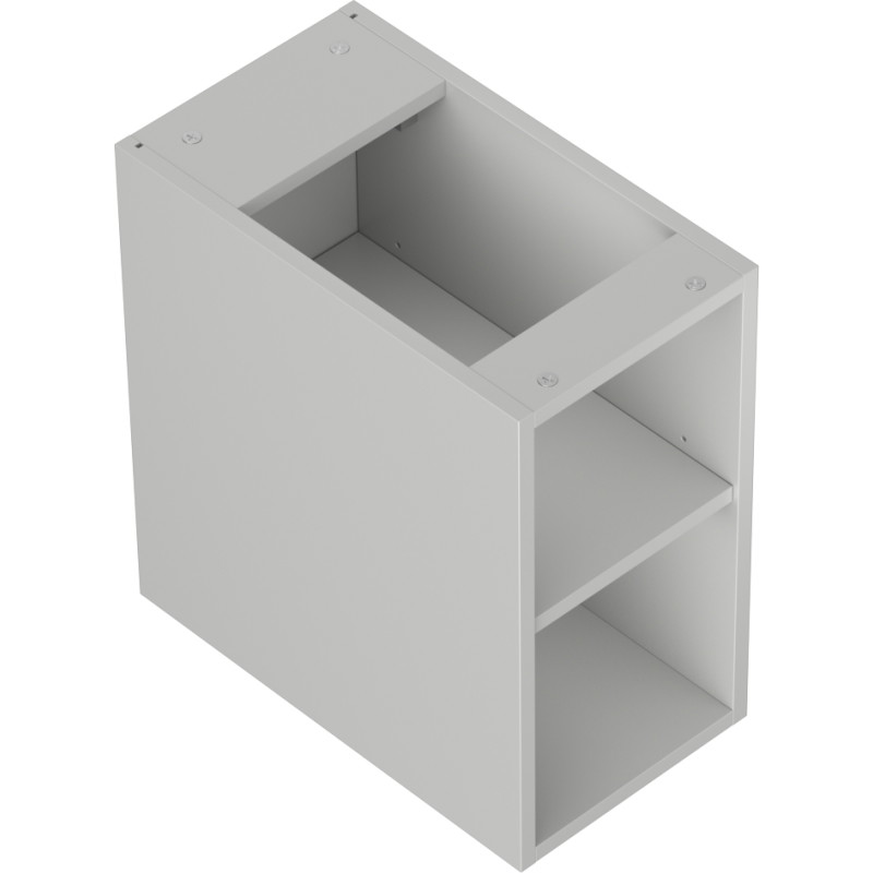 Mexen Box-A otvoreni ormarić s policom 25 cm, siva mat - 91AX2-0250-470-0-62