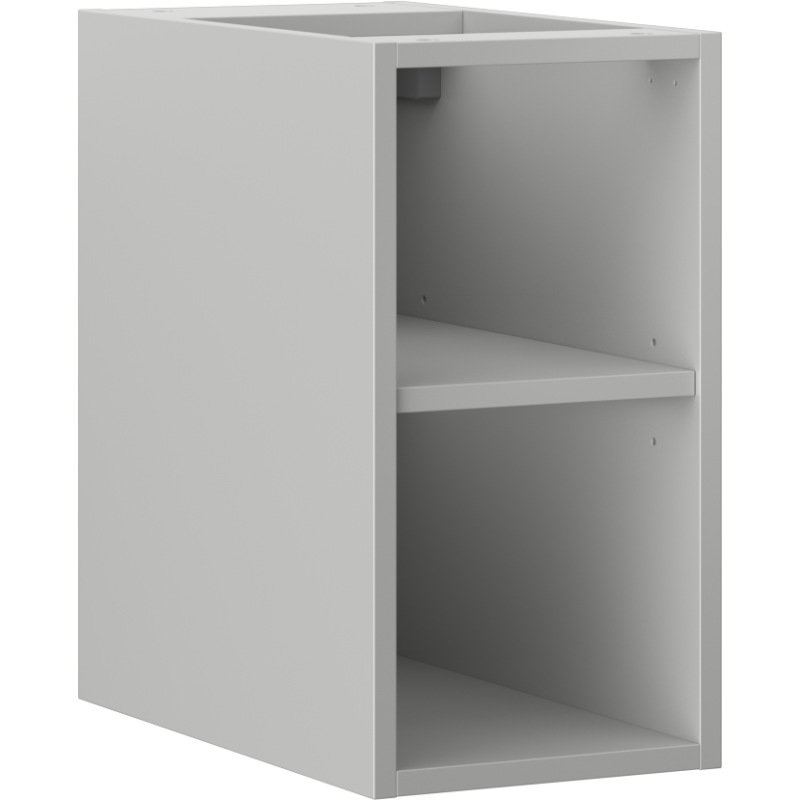 Mexen Box-A - Offener Schrank mit Regal 25 cm, grau matt - 91AX2-0250-470-0-62