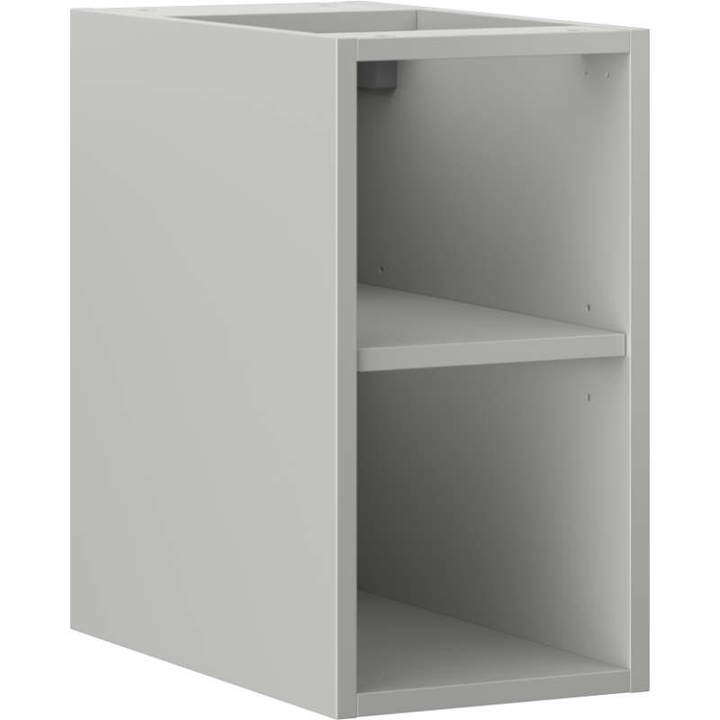 Mexen Box-A szafka otwarta z półką 25 cm, szara mat - 91AX2-0250-470-0-62