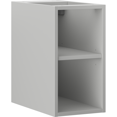 Mexen Box-A - Offener Schrank mit Regal 25 cm, grau matt - 91AX2-0250-470-0-62