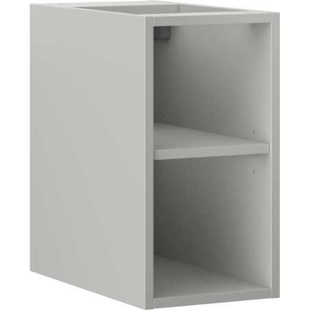 Mexen Box-A open kastje met plank 25 cm, grijs mat - 91AX2-0250-470-0-62
