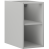 Mexen Box-A - Offener Schrank mit Regal 25 cm, grau matt - 91AX2-0250-470-0-62