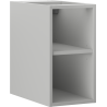 Mexen Box-A szafka otwarta z półką 25 cm, szara mat - 91AX2-0250-470-0-62