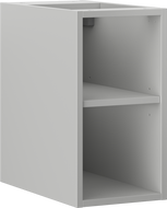 Mexen Box-A armadietto aperto con ripiano 25 cm, grigio opaco - 91AX2-0250-470-0-62