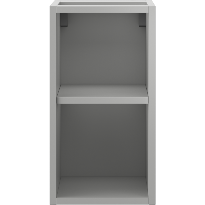 Mexen Box-A szafka otwarta z półką 25 cm, szara mat - 91AX2-0250-470-0-62