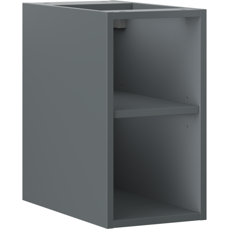 Mexen Box-A offene Schrank mit Fach 25 cm, Graphit matt - 91AX2-0250-470-0-66