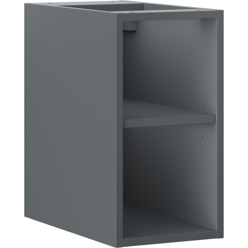 Mexen Box-A otvoreni ormarić s policom 25 cm, grafit mat - 91AX2-0250-470-0-66