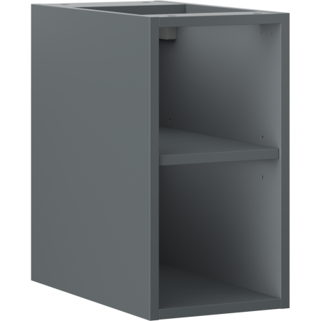 Mexen Box-A offene Schrank mit Fach 25 cm, Graphit matt - 91AX2-0250-470-0-66