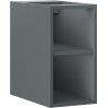 Mexen Box-A szafka otwarta z półką 25 cm, grafit mat - 91AX2-0250-470-0-66