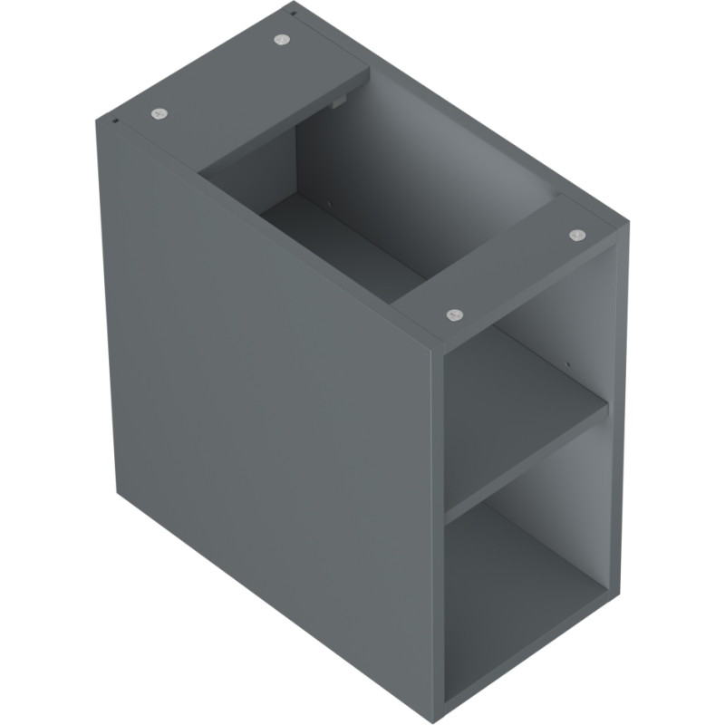 Mexen Box-A otvoreni ormarić s policom 25 cm, grafit mat - 91AX2-0250-470-0-66