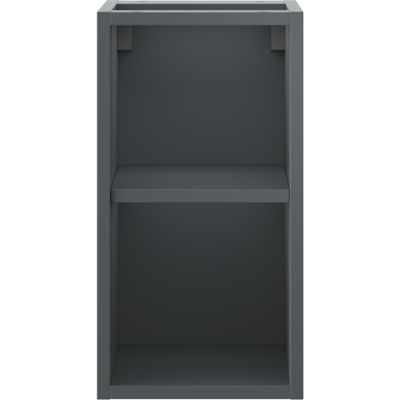 Mexen Box-A armário aberto com prateleira 25 cm, grafite mate - 91AX2-0250-470-0-66