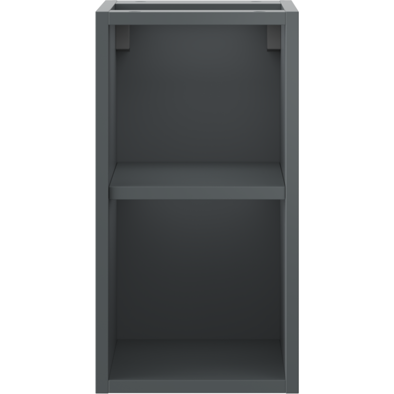 Mexen Box-A armoire ouverte avec étagère 25 cm, graphite mat - 91AX2-0250-470-0-66