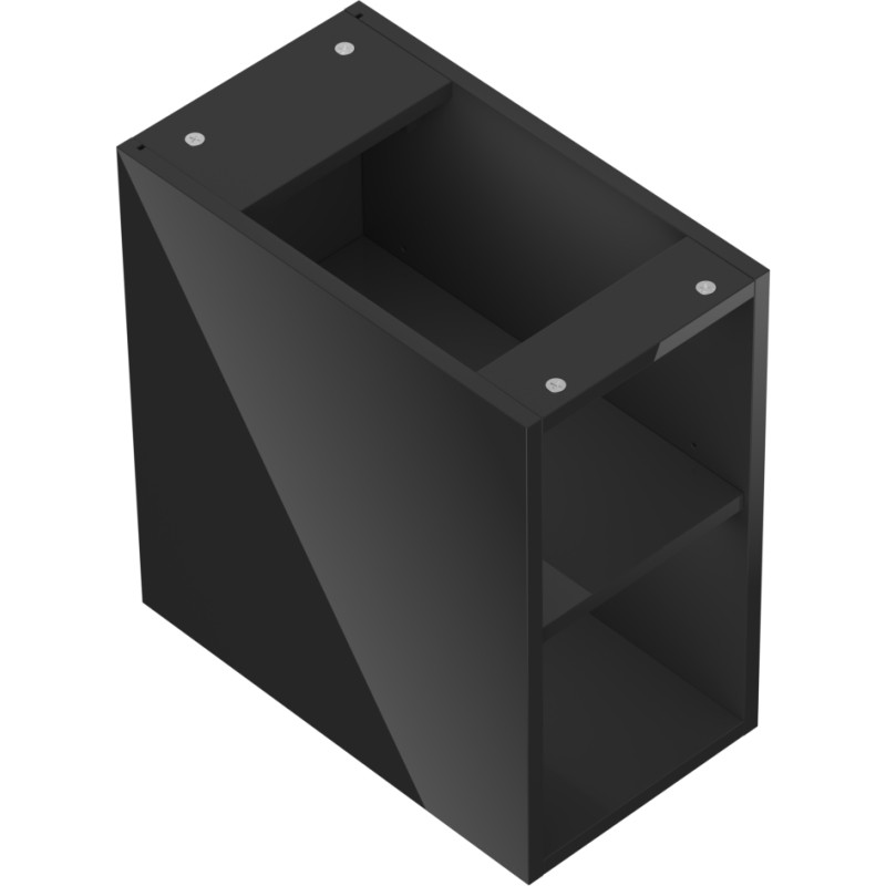 Mexen Box-A avatud kapp riiuliga 25 cm, must läige - 91AX2-0250-470-0-70