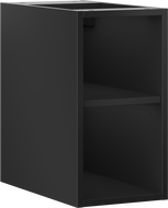Mexen Box-A open kastje met plank 25 cm, zwart mat - 91AX2-0250-470-0-71