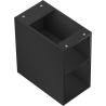 Mexen Box-A szafka otwarta z półką 25 cm, czarna mat - 91AX2-0250-470-0-71