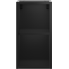 Mexen Box-A open kastje met plank 25 cm, zwart mat - 91AX2-0250-470-0-71
